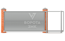 Откатные ворота 5000×2100 ЗМК-7972