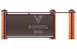 Ворота автоматические 2500×3000 для дома ЗМК-7254