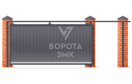 Откатные ворота 3500×2200 Faac ЗМК-7125