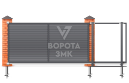 Ворота раздвижные Hormann 3000×2000 ЗМК-6958