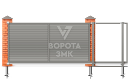 Автоматические ворота 2200×3200 под ключ ЗМК-7240