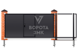 Откатные ворота 2200×3200 Найс ЗМК-6989