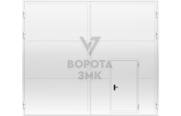 Ворота противопожарные EI-60 2500×4000 ЗМК-4802
