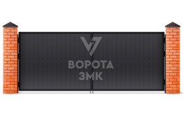 Ворота оцинкованные 1500×2750 ЗМК-5445