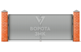Ворота металлические 1500×1750 ЗМК-4704