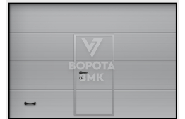 Секционные подъемные ворота с дверью 3000×2250 ЗМК-3051