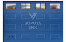 Ворота 2500×2250 во двор ЗМК-3134