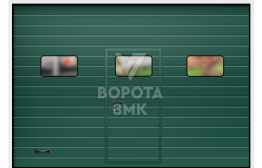 Автоматические секционные ворота металлические 3000×2125 ЗМК-3162