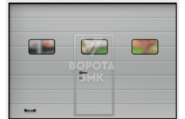 Ворота вертикальные для гаража подъемные 2125×2500 ЗМК-3079